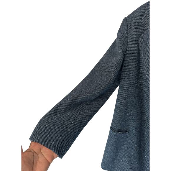 Vintage Light Academia Schoolgirl Preppy Academia Oversized Wool Blazer Size 10 - Picture 5 of 13